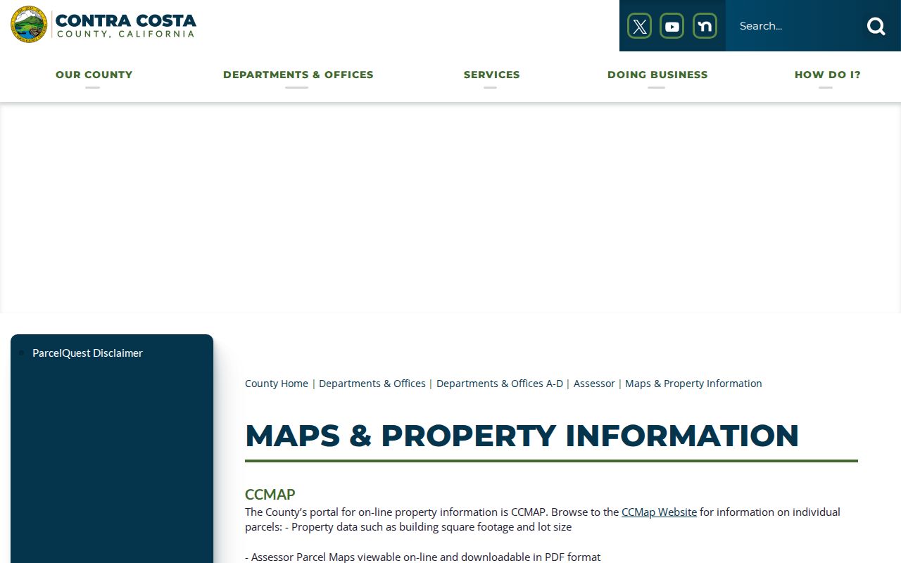 Danville residents directory Contra Costa County property search fields